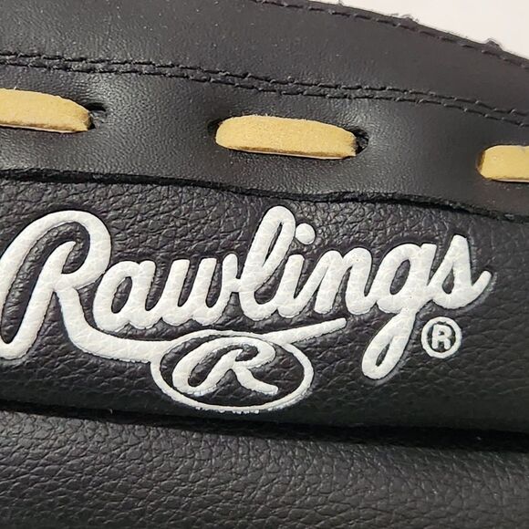 Rawlings RSB SS13W 13 Inch Left Hand Thrower Black Leather Softball Glove - Picture 9 of 15